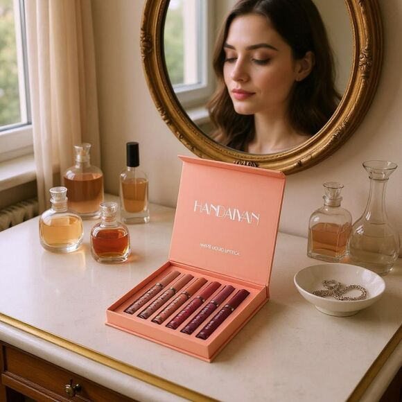 Handaiyan Matte Autumn Winter Set Liquid Lipstick - 6x2.5ml - 6 Pack # 1 - Picture 1 of 8